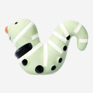 Ceramic catarpillar pot decoration - Image 2