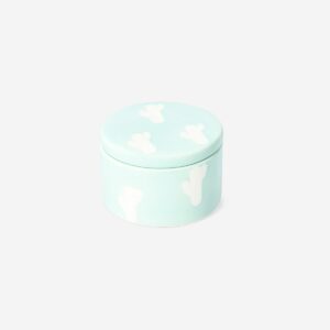 Ceramic jar with cactus print - Image 1