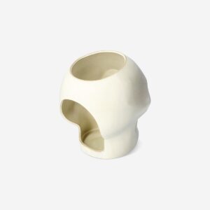 Ceramic skull LED candle holder - 17 cm - Image 3