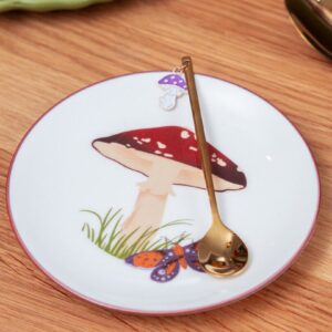 Ceramic mushroom plate - 16 cm - Image 1