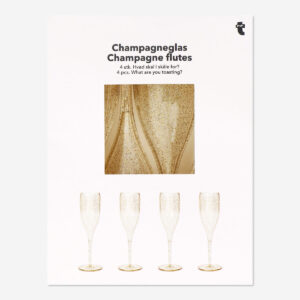 Champagne flutes - 4 pcs - Image 3