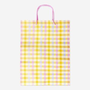 Checkered gift bag - Image 1