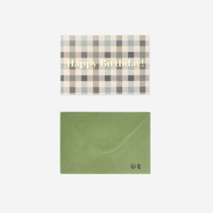 Checkered birthday card - Image 2