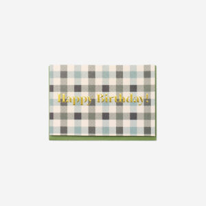 Checkered birthday card - Image 1