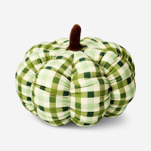 Checkered pumpkin cushion - Image 2