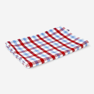 Checkered tea towel - 50 x 70 cm - Image 2
