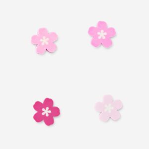 Cherry blossom erasers - 4 pcs - Image 2