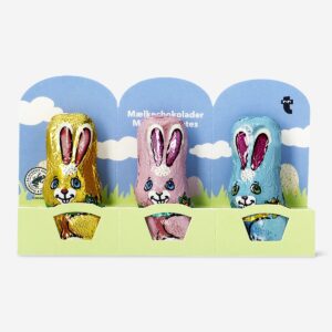 Chocolate bunnies - 3 pcs - Image 1