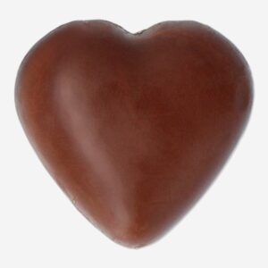 Chocolate hearts in net with milky cream filling - Image 3