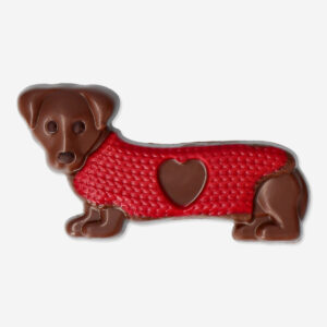 Chocolate Valentine's sausage dog - Image 2