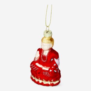 Christmas bauble - Red buddha - Image 2