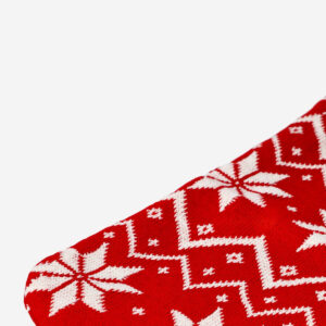 Knitted Christmas stocking with snowflakes - Image 3