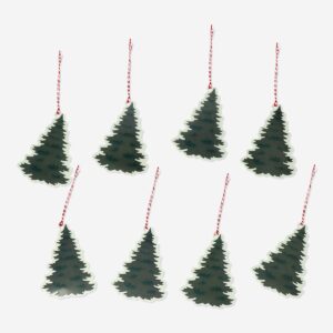Christmas tree gift tags - 8 pcs - Image 1