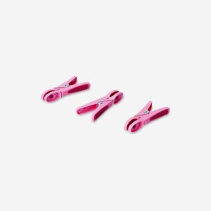 Pink clothes pegs - 12 pcs - Image 3