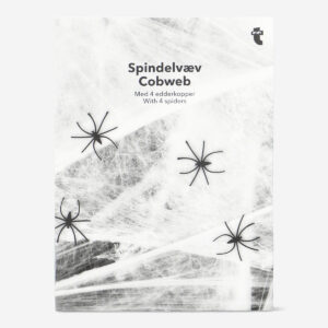 Cobweb with Spiders - 4 pcs - Image 1
