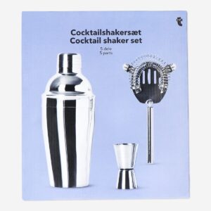 Cocktail shaker set - 5 pcs - Image 3
