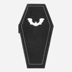 Coffin-Shaped Napkins - 16 pcs - Image 1