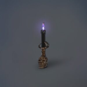 Colour changing skull candle holder - Image 2