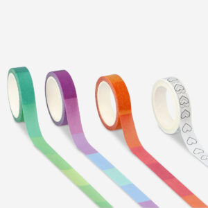 Colourful paper tape - 4 pcs - Image 3