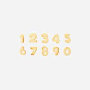 Number Cookie Cutters - 9 pcs - Image 2