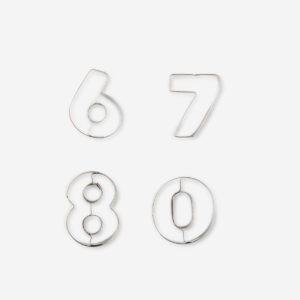 Number Cookie Cutters - 9 pcs - Image 3