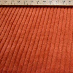 Cotton Corduroy Fabric - 4.5 Wale - Intense Orange - Image 2