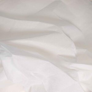 Cotton Organdy Fabric - Ivory - Image 1
