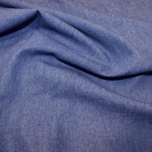 Cotton Denim Fabric - Washed - Blue- 8 oz - Image 1