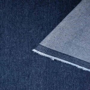 Cotton Denim Fabric - Washed Indigo - 11oz - Image 2
