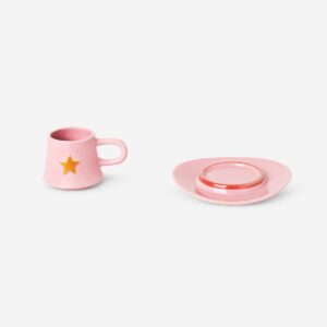 Cowboy hat mug with saucer - 210 ml - Image 3
