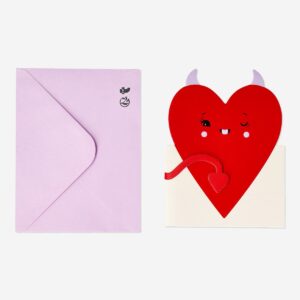 Cupid Valentine's card with envelope - Image 1