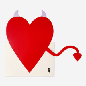 Cupid Valentine's card with envelope - Image 2