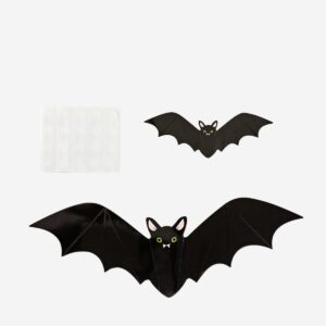 Decorative adhesive bats - 20 pcs - Image 2