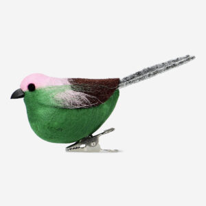 Decorative bird with clip - Image 1