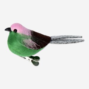 Decorative bird with clip - Image 2