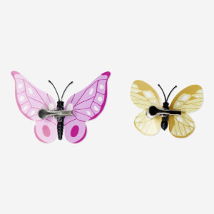 Decorative butterflies with clip - 2 pcs - Image 3