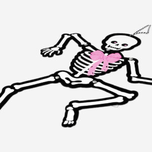 Decorative felt skeleton - 50 cm - Image 2