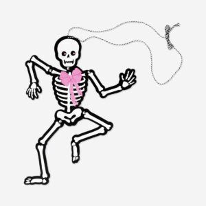 Decorative felt skeleton - 50 cm - Image 1