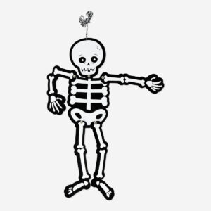 Decorative felt skeleton - Image 1