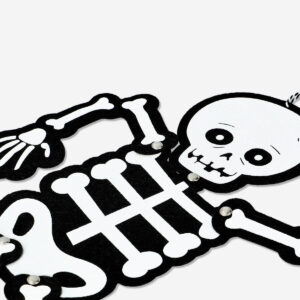 Decorative felt skeleton - Image 3