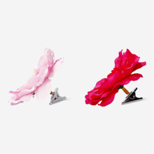 Decorative flowers with clip - 2 pcs - Image 3
