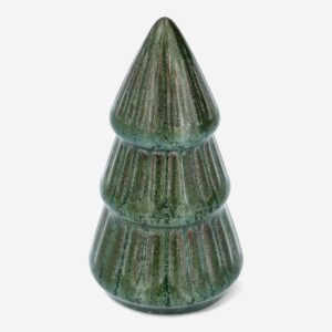 Decorative green ceramic Christmas tree - Image 2