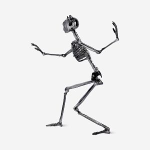 Decorative oilslick skeleton - Image 2