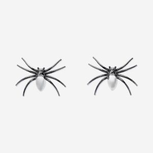 Decorative oilslick spiders - 6 pcs