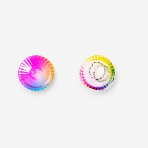 Mini Decorative Rainbow Jar - Round - Image 3