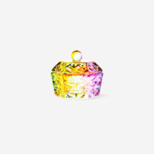 Mini Decorative Rainbow Jar - Square - Image 1