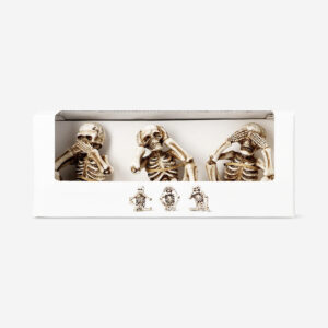 Decorative skeleton monkeys - 3 pcs - Image 2