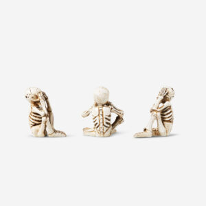 Decorative skeleton monkeys - 3 pcs - Image 3