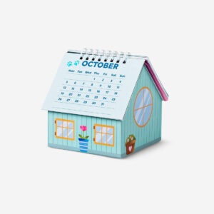 Desk calendar as a house - Image 1