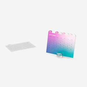 Desk calendar Sept. 2025 to 2026 - English - Image 1